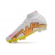 Nike Air Zoom Mercurial Superfly IX Elite FG Vit Blå Gul