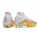 Nike Air Zoom Mercurial Superfly IX Elite FG Vit Blå Gul