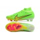 Nike Air Zoom Mercurial Superfly IX Elite FG Grön Gul
