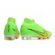 Nike Air Zoom Mercurial Superfly IX Elite FG Grön Gul