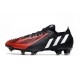 adidas Predator Edge.1 L FG Fotbollsskor Svart Vit Röd