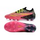 Nike Gripknit Phantom GX Elite FG Rosa Svart Gul