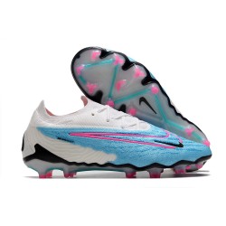 Nike Gripknit Phantom GX Elite FG Blast - Blå Rosa Vit Blå