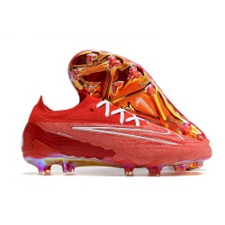Nike Gripknit Phantom GX Elite FG Röd Vit 