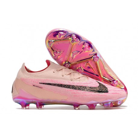 Nike Gripknit Phantom GX Elite FG Rosa Svart