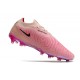 Nike Gripknit Phantom GX Elite FG Rosa Svart