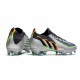 adidas Predator Edge.1 L FG Fotbollsskor Beyond Fast Silver Svart Grön