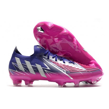 adidas Predator Edge.1 L FG Champions Code - Lila Silver Rosa