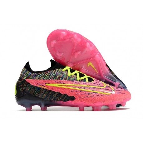 Fotbollsskor Nike Phantom GX Elite FG Rosa Svart Gul