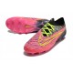 Fotbollsskor Nike Phantom GX Elite FG Rosa Svart Gul