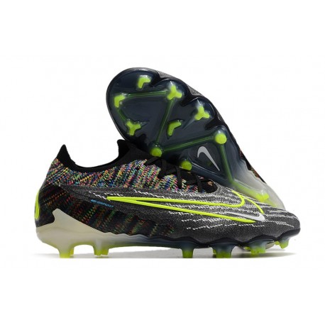 Fotbollsskor Nike Phantom GX Elite FG Link - Svart Neon Vit Blå