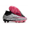 Nike Air Zoom Mercurial Superfly IX Elite FG Silver Rosa Svart