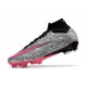 Nike Air Zoom Mercurial Superfly IX Elite FG Silver Rosa Svart