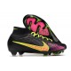 Nike Air Zoom Mercurial Superfly IX Elite FG Svart Rosa Gul