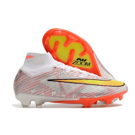 Nike Zoom Mercurial Superfly 9 Elite FG Vit Guld