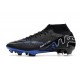 Nike Air Zoom Mercurial Superfly IX Elite FG Svart Blå