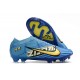 Nike Zoom Mercurial Vapor 15 Elite FG Mbappé Personal Edition - Blå Vit