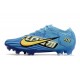 Nike Zoom Mercurial Vapor 15 Elite FG Mbappé Personal Edition - Blå Vit