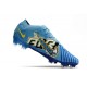Nike Zoom Mercurial Vapor 15 Elite FG Mbappé Personal Edition - Blå Vit