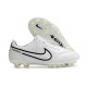 Fotbollsskor Nike Tiempo Legend 9 Elite FG Vit Svart
