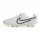 Fotbollsskor Nike Tiempo Legend 9 Elite FG Vit Svart