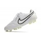 Fotbollsskor Nike Tiempo Legend 9 Elite FG Vit Svart