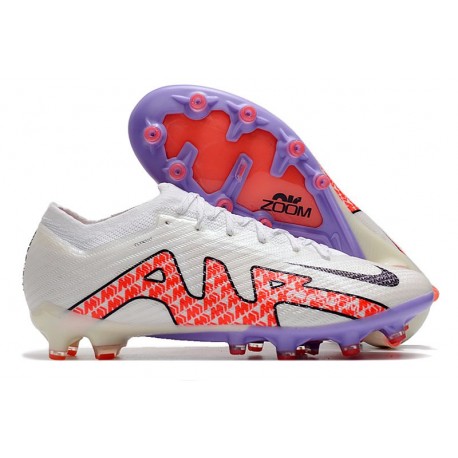 Nike Zoom Mercurial Vapor 15 Elite AG-Pro Vit Svart Röd