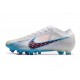 Nike Zoom Mercurial Vapor 15 Elite AG-Pro Vit Blå Rosa Indigo Haze