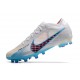 Nike Zoom Mercurial Vapor 15 Elite AG-Pro Vit Blå Rosa Indigo Haze
