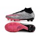 Nike Zoom Mercurial Superfly IX Elite AG Silver Rosa Svart