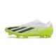 adidas X Crazyfast.1 Laceless FG Crazyrush - Vit Svart Lucid Lemon