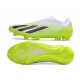adidas X Crazyfast.1 Laceless FG Crazyrush - Vit Svart Lucid Lemon