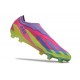 adidas X Crazyfast.1 Laceless FG Korean Nights Son - Lucid Lemon Blå Rosa LIMITED EDITION