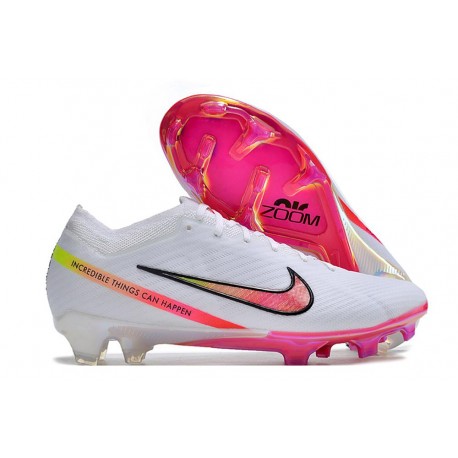 Nike Zoom Mercurial Vapor 15 Elite FG Vit Rosa