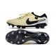 Nike Tiempo Legend X Elite FG Beige Svart