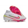 Nike Zoom Mercurial Superfly 9 Elite FG Vit Rosa