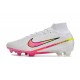 Nike Zoom Mercurial Superfly 9 Elite FG Vit Rosa