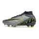 Nike Zoom Mercurial Superfly 9 Elite FG Grå Svart Grön