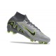 Nike Zoom Mercurial Superfly 9 Elite FG Grå Svart Grön