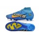 Nike Zoom Mercurial Superfly 9 Elite FG Mbappé Personal Edition - Blå Vit