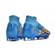 Nike Zoom Mercurial Superfly 9 Elite FG Mbappé Personal Edition - Blå Vit