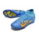 Nike Zoom Mercurial Superfly 9 Elite FG Mbappé Personal Edition - Blå Vit