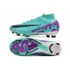 Nike Zoom Mercurial Superfly 9 Elite FG Peak Ready - Turkos Fuchsia Dream Svart Vit