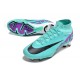 Nike Zoom Mercurial Superfly 9 Elite FG Peak Ready - Turkos Fuchsia Dream Svart Vit