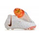Fotbollsskor Nike Phantom Luna Elite FG Vit Svart Orange LIMITED EDITION