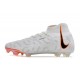 Fotbollsskor Nike Phantom Luna Elite FG Vit Svart Orange LIMITED EDITION