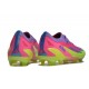 Adidas X Crazyfast Messi.1 FG Korean Nights Son - Lucid Lemon Blå Rosa LIMITED EDITION
