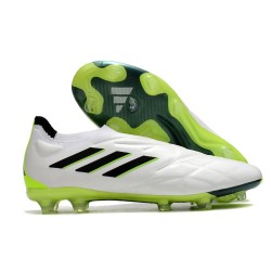 Fotbollsskor adidas Copa Pure+ FG Crazyrush - Vit Svart Lucid Lemon