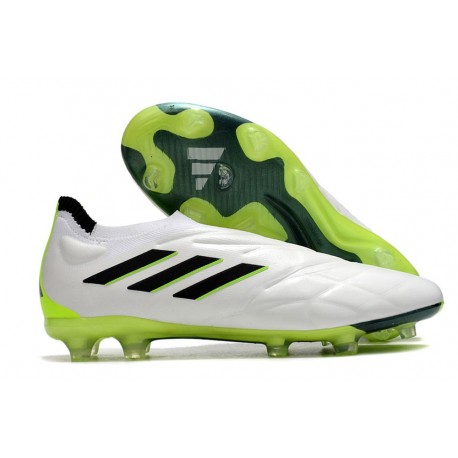 Fotbollsskor adidas Copa Pure+ FG Crazyrush - Vit Svart Lucid Lemon