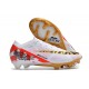 Nike Air Zoom Mercurial Vapor XV Elite FG Vit Svart Röd Guld